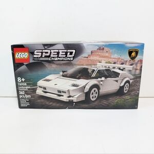 LEGO Speed Champions Lamborghini Countach 76908 Race Car Toy Model Replica